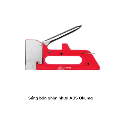 Súng bắn ghim nhựa ABS Okuma